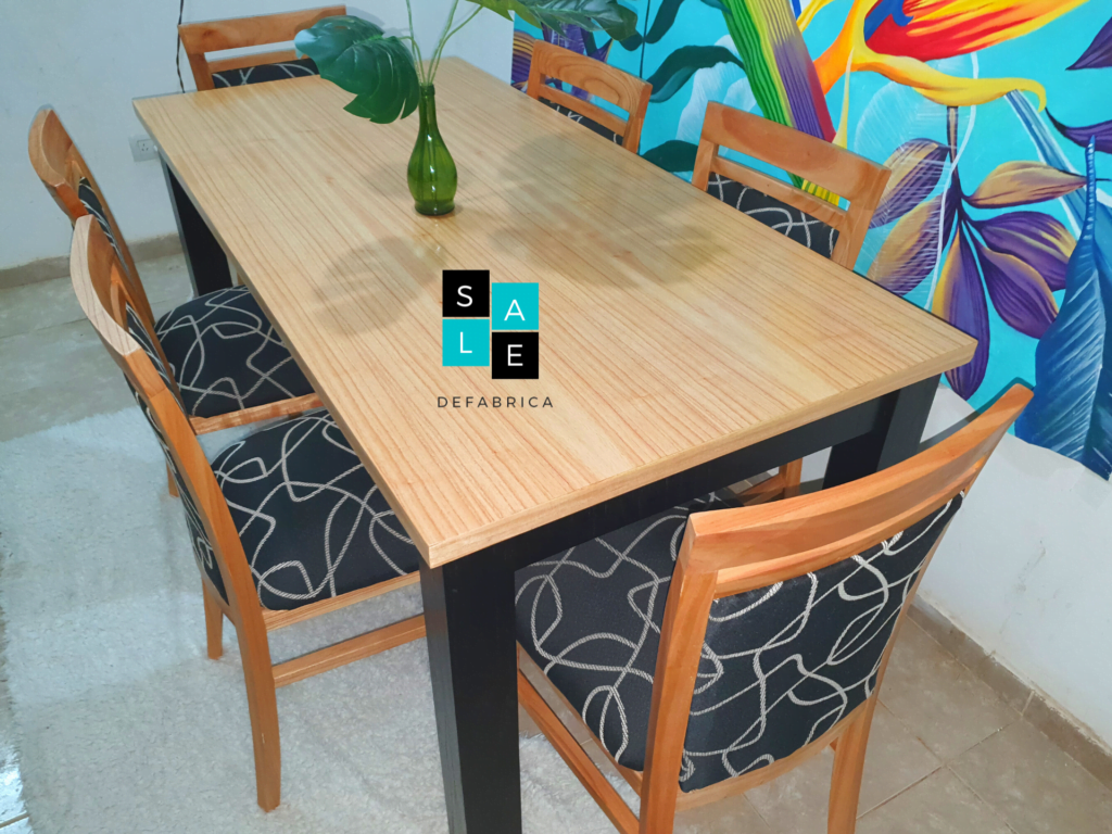 Mesa Paraiso Combinada 1 60 X 0 80 6 Sillas Paraiso Saledefabrica mesa-paraiso-combinada-1-60-x-0-80-6-sillas-paraiso-saledefabrica