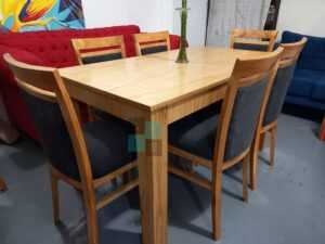 Juego de comedor extensible en paraiso