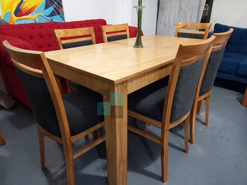 Juego de comedor extensible en paraiso