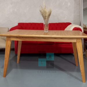 Mesa escandinava de 140 x 80  base paraiso macizo