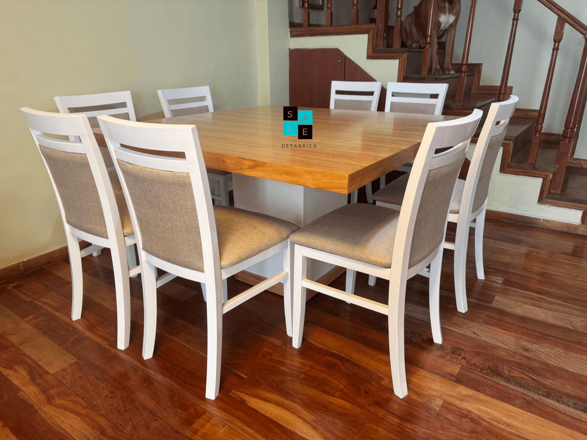 Mesa cuadrada combinada