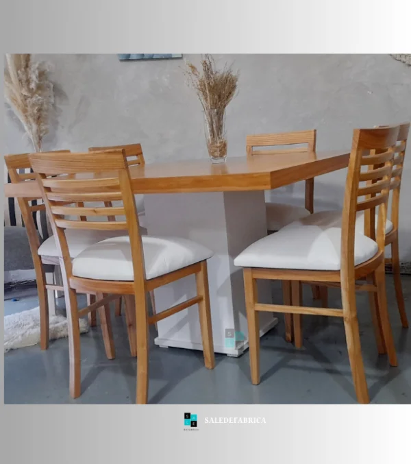 Mesa Paraiso cuadrada + 8 sillas