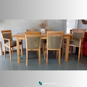 Mesa fija + 4 sillas y 2 cabeceros