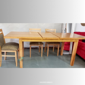 Mesa extensible de 1.40 a 1.80 mts + 4 Sillas y 2 Sillones